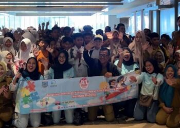 Sambut Hari Anak Nasional, DP3AP2KB Tangsel Ajak Ratusan Anak Nobar Film Jumbo