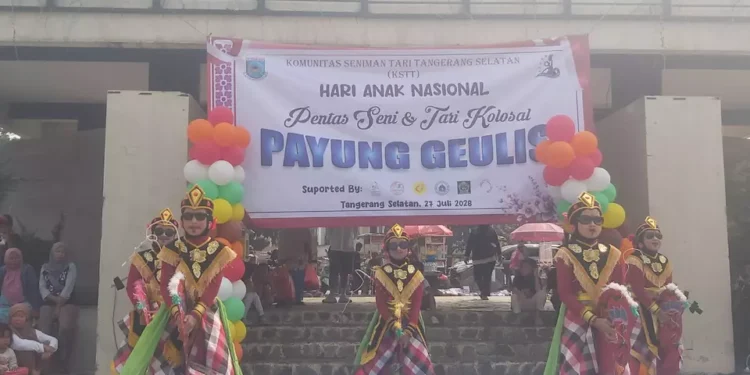 Perayaan Hari Anak Nasional 2025 di Alun-Alun Pamulang Tangsel Dimeriahkan 450 Penari