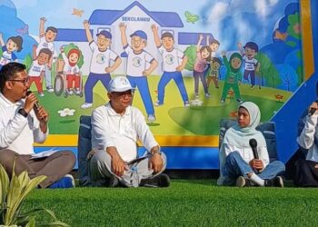 Bukan Kunjungan Biasa, Hari Anak Nasional di Tangsel Dimeriahkan Kehadiran Mendikdasmen
