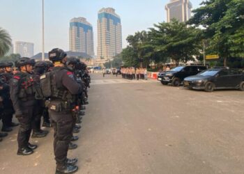 1.632 Polisi dikerahkan Amankan Aksi Ojol di Silang Selatan Monas