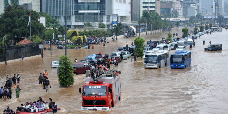 Banjir di Jakarta, Air Tergenang di 35 RT Pagi Ini