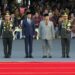 Jokowi Dampingi Prabowo Saksikan Pasukan Defile di Momen HUT Bhayangkara