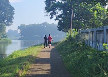Situ Gintung jadi Lokasi Favorit Lari Pagi Warga Tangsel