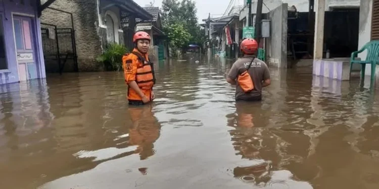Kondisi Terkini, 14 Titik Banjir Merendam Wilayah Tangsel