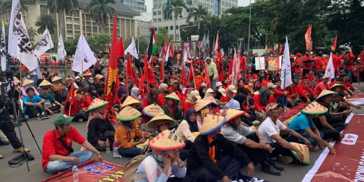Aksi Demo Buruh Serempak 28 Agustus, Isu Outsourcing jadi Tuntutan Utama