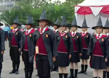 Unik dan Kreatif, Siswa di Tangerang Cosplay Ala Harry Potter untuk Meriahkan HUT RI