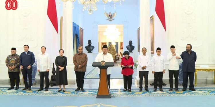 Presiden Prabowo Umumkan Reformasi DPR: Pencabutan Tunjangan, Moratorium Kunker Luar Negeri