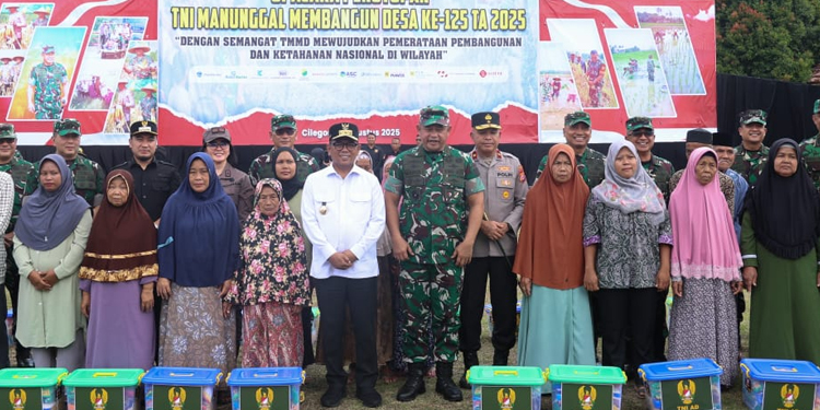Hadiri Penutupan TMMD di Cilegon, Andra Soni: Mendukung Pertumbuhan Ekonomi Desa