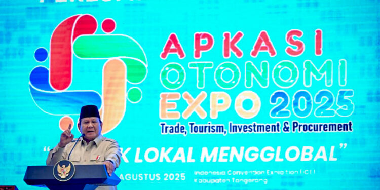 Buka Apkasi Otonomi Expo 2025, Presiden Prabowo Sampaikan Kunci Pembangunan Bangsa