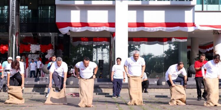 Semarak HUT ke-80 RI di Tangsel, Benyamin Ikuti Lomba Bersama Forkopimda Tangsel