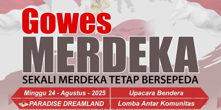 Rayakan HUT RI, 2.000 Pesepeda Siap Ramaikan Event ‘Gowes Merdeka 2025’