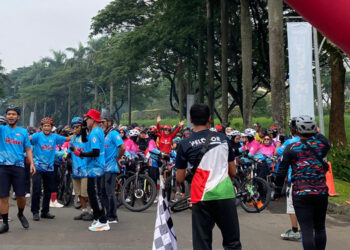 Pecah, Pesepeda Antusias Ikut Gowes Merdeka 2025