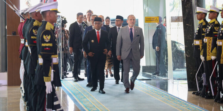 Gubernur Banten Andra Soni Dampingi Mendag Sambut Presiden Peru Dina Boluarte