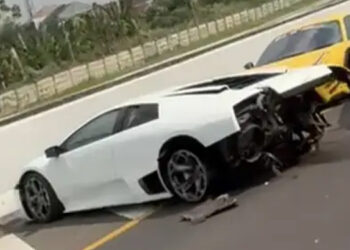 Supercar Alami Kecelakaan di Tol Kunciran, Tak Ada Korban Jiwa