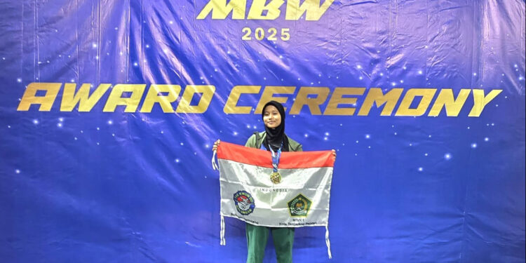 Siswa MTsN 1 Tangsel Raih Emas MBW Taekwondo International Championship Malaysia 2025
