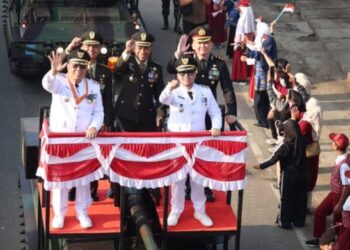 Parade Tank Meriahkan HUT ke-80 RI di Tangsel