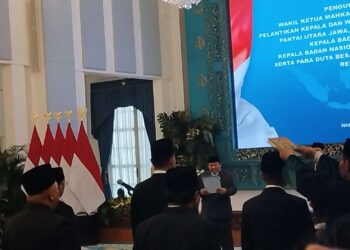 Presiden Prabowo Lantik Wakil Ketua MA hingga Kepala BNN di Istana Negara