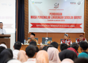 Hadiri Pembukaan MPLS Sekolah Rakyat, Gubernur Banten Andra Soni: Perjuangkan Keadilan Sosial Masyarakat