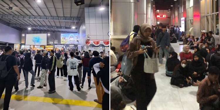 Perjalanan Terganggu Imbas Demo, Penumpang KRL Numpuk di Stasiun Tanah Abang