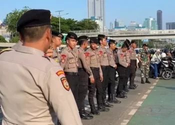 Ribuan Personel Polisi Amankan Tiga Aksi Demo di Jakarta Hari Ini