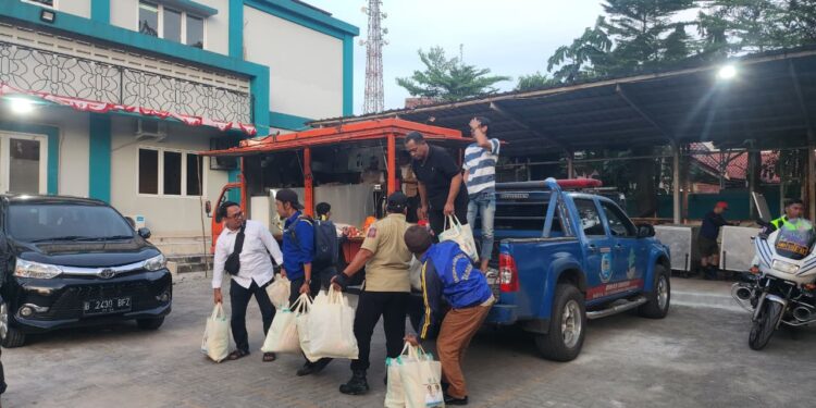 Aksi Solidaritas Pemerintah Kota Tangsel Bantu Korban Kebakaran