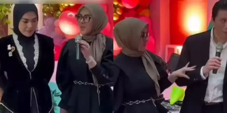 Tingkah Syahrini Mengelap Tangan ke Baju Reino Barack Bikin Geger Netizen