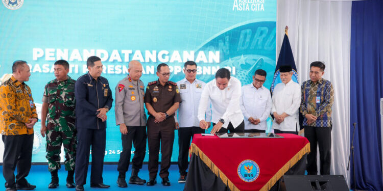 Hadiri Peresmian SPPG BNN, Gubernur Banten Andra Soni Sebut MBG Investasi Generasi Masa Depan