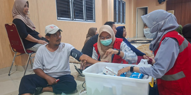 Pemkot Tangsel Siagakan Nakes di Posko Kebakaran Asrama Polsek Serpong