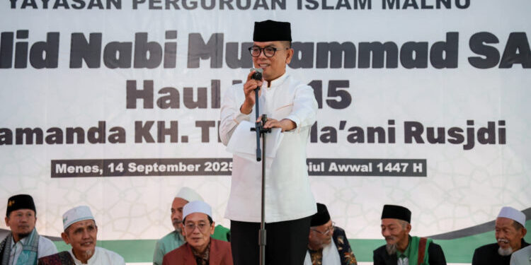 Maulid Bersama Ulama, Andra Soni Fokus pada Peningkatan Pendidikan Agama