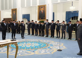 Reshuffle Kabinet, Prabowo Resmi Lantik Empat Menteri dan Satu Wamen