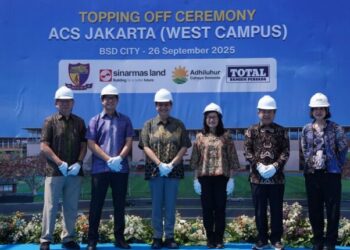 Sinar Mas Land Gelar Topping Off Sekolah ACS Jakarta West Campus
