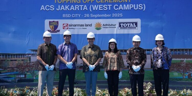 Sinar Mas Land Gelar Topping Off Sekolah ACS Jakarta West Campus