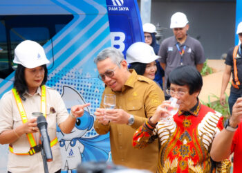 Walkot Tangsel Hadiri Peresmian IPA Pesanggrahan, Suplai Air Bersih Jakarta-Banten