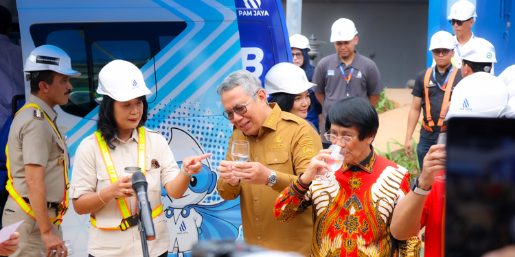 Walkot Tangsel Hadiri Peresmian IPA Pesanggrahan, Suplai Air Bersih Jakarta-Banten