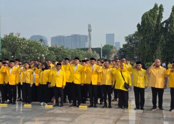 Golkar DKI Tabur Bunga di TMP Kalibata Peringati Harlah ke-61