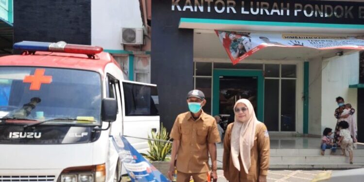 Puluhan Warga Pondok Benda Antusias Ikuti Cek Kesehatan Gratis, Lurah Udin Saad Beri Apresiasi