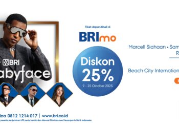 BRI Hadirkan Pengalaman Musik Kelas Dunia Melalui Konser Babyface dengan Penawaran Eksklusif BRImo Diskon 25%