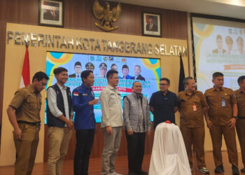 Hadiri Launching Logo Kepemudaan, Andra Soni: Pemuda Tangsel Harus Jadi Contoh