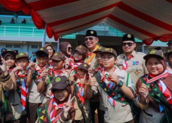 Semangat Hari Pramuka ke-64 di Tangsel, Benyamin Ajak Generasi Muda Jadi Garda Terdepan Bangsa