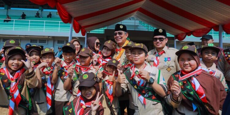 Semangat Hari Pramuka ke-64 di Tangsel, Benyamin Ajak Generasi Muda Jadi Garda Terdepan Bangsa