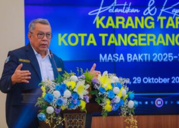 Lantik Pengurus Karang Taruna Tangsel 2025-2030, Benyamin Ajak Pemuda Jadi Motor Pembangunan