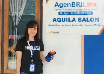 Ditengah Keterbatasan, Perempuan Ini Hadirkan Layanan Keuangan AgenBRILink di Kepulauan Mentawai