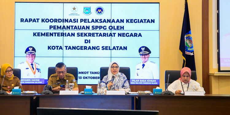 Rakor Bareng Kemensesneg, Sekda Tangsel Minta Seluruh Stakeholder Sukseskan MBG