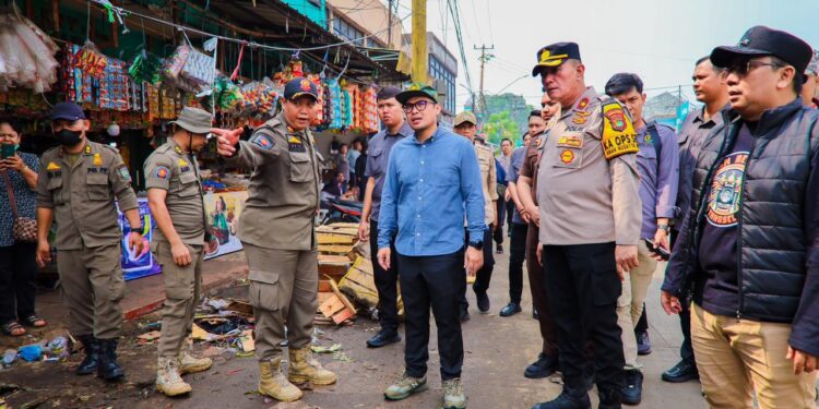 Pemkot Tangsel Tata Kawasan Pasar Serpong, Pilar: Kita Jaga Bersama Biar Nyaman dan Aman