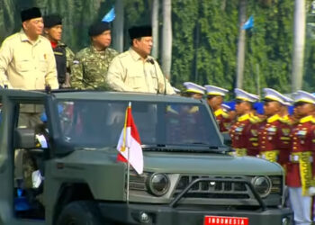 Pimpin Upacara HUT TNI, Prabowo: TNI Siap Jadi Benteng NKRI