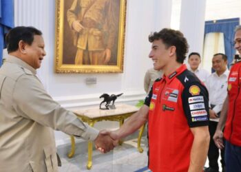 Usai Juara Dunia, Marquez Sambangi Presiden RI Jelang MotoGP Mandalika