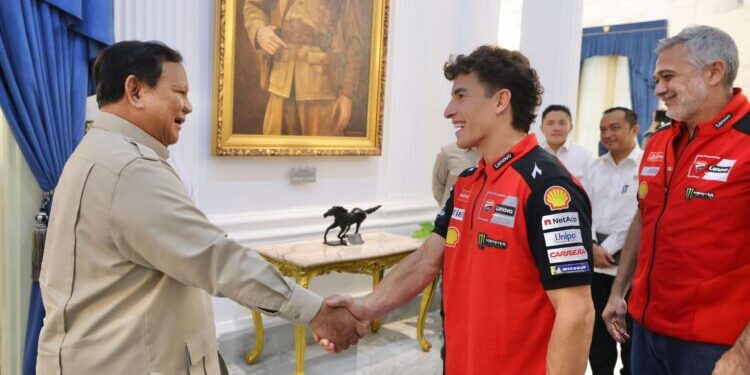 Usai Juara Dunia, Marquez Sambangi Presiden RI Jelang MotoGP Mandalika
