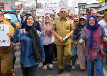 Bersama Warga Tangsel, Benyamin Tolak Penutupan Akses Jalan Serpong-Parung oleh BRIN
