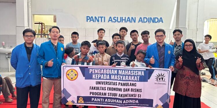 Mahasiswa Unpam Edukasi Lingkungan dan Kreativitas Anak Usia Dini di Panti Asuhan Adinda