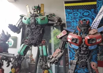 Dari Limbah Jadi Mahakarya: Kampong Robot di Ciputat Jadi Sorotan